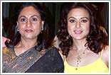 Awesome twosome: Jaya Bachchan and Preity Zinta