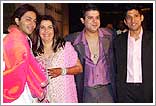 Shirish, Farah, Sajid and Farhan