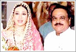 Karishma with Chaghan Bhujbal