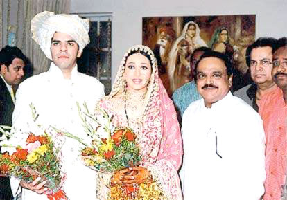 Karishma with Chaghan Bhujbal