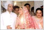 Karishma and Sanjay Kapur with Babita