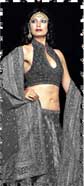 Brocade 'n black is back in style