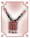 Necklace earrings ensemble