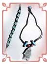 Turquoise silver clay