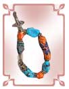 Earthy charm bracelet