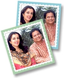 Medha and Anup Jalota