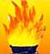 Fire is believed to ward off evil influences