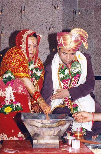Radha and Rajpal Yadav