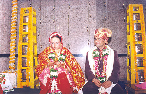 Radha and Rajpal Yadav