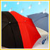 With an umbrella on Cloud 9!