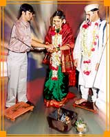 The role of a brother in a Hindu wedding