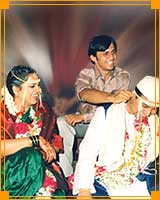 The role of a brother in a Hindu wedding