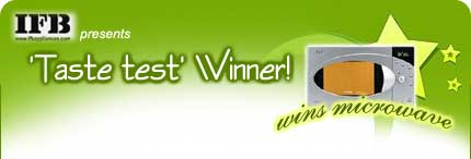'Taste test' winner!