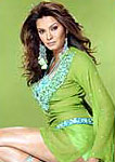 Diana in chic olive green kurti