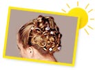 Go for medium-to-long long haircuts, so that they can be tied up