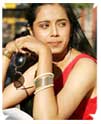 Modern woman wearing bangles