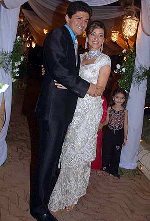 Perizaad Zorabian with husband Boman Irani