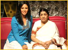 Lata Mangeshkar & Mona Singh