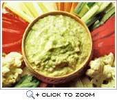 Hung curd and chutney dip