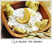 Roast chicken and herb dip