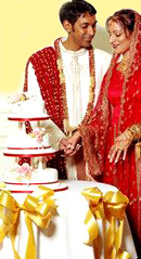 Cake cutting ceremony