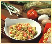 Corn and egg bhurjee