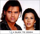 Mimoh Chakraborty with his co-star