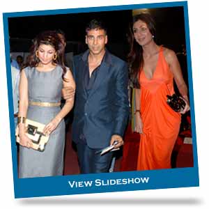 Akshay & Shilpa At The IDEA - ITA Awards
