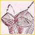 Who designed the 'Coned Bra'?