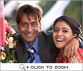Ajay Devgan with Kajol