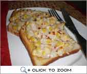 Corn on Toast