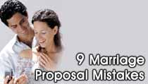 9 Marriage Proposal Mistakes
