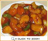 Sweet And Sour Prawns