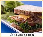 Ham, Cheese and Lettuce Sandwiches