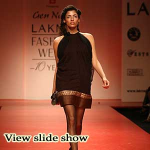 Shimmering Fashion Display