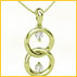 Facetz Diamond Gold Pendant