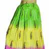 Tri Colour Long Cotton Skirt