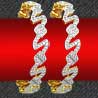 One Gram Gold CZ Stone Bangle Set