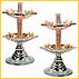 2 Step White Metal Electrical Floor Lamp