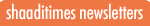 shaaditimes newsletters